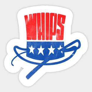 Whips Vintage Sticker